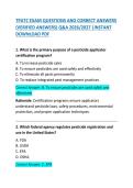 TPATC Exam Questions and Correct Answers &ndash; Comprehensive Study Guide