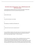 WGU D446 &vert; NUR 213 NCLEX Questions &ndash; Burns &vert; UPDATED Questions with 100&percnt; Correct Answers