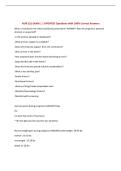 NUR 221 EXAM 1 &vert; UPDATED Questions with 100&percnt; Correct Answers&NewLine;
