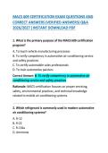 MACS 609 Certification Exam Questions and Correct Answers &ndash; Comprehensive Study Guide