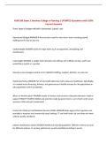 NUR 243 Exam 1 Hondros College of Nursing &vert; UPDATED Questions with 100&percnt; Correct Answers