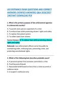 LEO Entrance Exam Questions and Correct Answers &ndash; Comprehensive Study Guide