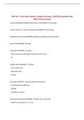 NUR 243 &ndash; Final Exam Hondros College of Nursing &vert; UPDATED Questions with 100&percnt; Correct Answers