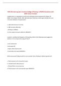 NUR 245 med surg test 2 Hondros College of Nursing &vert; UPDATED Questions with 100&percnt; Correct Answers