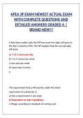 APEA 3P Exam Questions&comma; Answers and Rationales 2027