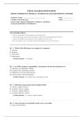 NREMT EMERGENCY MEDICAL TECHNICIAN EXAM 2026 150&plus; COMPLETE EXAM QUESTIONS AND ANSWERS 100&percnt; VERIFIED A&plus; GRADE ASSURED&excl;&excl;&excl;&excl;&excl; NEW LATEST UPDATE&excl;&excl;&excl;&excl;