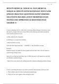 HESI PN Medical Surgical NGN Questions&comma; Answers and Rationales 2027&NewLine;