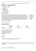 OGL 365 Organizational Contexts Module 7 Reading Quiz &vert; 20 Questions and Answers &vert;2026 Update &vert; 100&percnt; Correct - ASU&period;