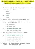 NUR 353 Final Practice Exam &lpar;PDF&rpar; &vert; Latest 2026&sol;27 &NewLine;Update Graded A&plus; &vert; Instant Pdf Download