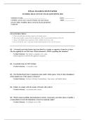 FLORIDA REAL ESTATE LICENSE  FINAL EXAM 2026 99&plus; COMPLETE EXAM QUESTIONS AND ANSWERS 100&percnt; VERIFIED A&plus; GRADE ASSURED&excl;&excl;&excl;&excl;&excl; NEW LATEST UPDATE&excl;&excl;&excl;&excl;