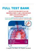 Test Bank for Egan's Fundamentals of Respiratory Care 13th Edition by James K&period; Stoller&comma; Albert J&period; Heuer&vert; 9780323931991&vert; All Chapters included&vert; LATEST 2026