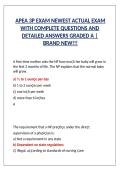 APEA 3P Exam Questions&comma; Answers and Rationales 2027