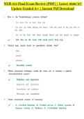 NUR 355 Final Exam Review &lpar;PDF&rpar; &vert; Latest 2026&sol;27 &NewLine;Update Graded A&plus; &vert; Instant Pdf Download