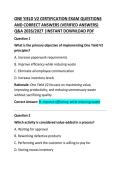 ONE YIELD V2 Certification Exam Questions and Correct Answers &ndash; Complete Study Guide & Practice Test