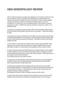 HESI GERONTOLOGY REVIEW Questions and Correct Answers with Rationales &lpar;2026&sol;2027&rpar;&NewLine;