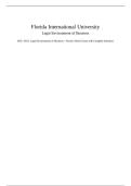 BUL 4310 Legal Environment of Business - Practice Mock Exam with Complete Solutions