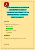 CHAMBERLAIN COLLEGE OF NURSING NR  &NewLine;509 APEA EXAM NEUROLOGY &ndash; QUESTION &NewLine;AND ANSWERS WITH RATIONALES&period; &NewLine;LATEST UPDATE 20262027 QUESTIONS &NewLine;WITH ANSWERS GRADED A&plus;