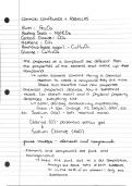 Struggling with honors chemistry compounds&comma; formulas&comma; or chemical changes&quest; Fear not&comma; these handwritten notes will help you get that A&excl;