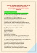 NURS 328 PEDIATRIC NURSING TEST BANK &vert; ACTUAL EXAM QUESTIONS & ANSWERS 2026 UPDATE &vert; COMPLETE STUDY GUIDE FOR MIDTERM & FINAL &vert; GRADED A&plus;