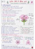 Class 12  Biology Handwritten Notes -Sexual Reproduction in Flowering plants &lpar;Up board&rpar; Hand written notes in Hindi 