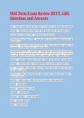 Testbank&colon; Ace the HITT 1305 Midterm&excl; Updated Review Questions&comma; Verified Answers&comma; Prefixes&sol;Suffixes & Instant Download&NewLine;&NewLine;