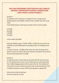 WGU D363 PREASSESSMENT QUESTIONS WITH 100&percnt; COMPLETE ANSWERS &vert; COMPREHENSIVE FINANCIAL PLANNING EXAM LATEST UPDATE 2026 &vert; ALREADY GRADED A&plus; &vert; PASS WITH CONFIDENCE