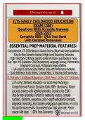 ILTS Early Childhood Education &lpar;206&rpar; Exam Questions & Accurate Answers 2026-2027 &ndash; Complete 800&plus; Q&A Test Bank with Detailed Rationales &vert; Illinois Licensure Test Prep &vert; 100&percnt; Pass Guarantee&NewLine;&NewLine;