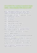 Testbank&colon; Pass the SCCJA BLE Pre-Academy Exam 2026&excl; Cumulative Study Guide with Correct Answers & Instant Download&NewLine;&NewLine;