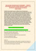 NUR 6001 ADVANCED HEALTH ASSESSMENT &vert;  COMPLETE STUDY BUNDLE &vert; EXAMS 1&comma; 2 & 3 COVERAGE &vert; 450 PRACTICE QUESTIONS WITH RATIONALES &vert; LATEST UPDATE 2026 &vert; GRADED A&plus; WILLIAM PATERSON UNIVERSITY