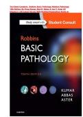 Test Bank Complete&lowbar; Robbins Basic Pathology&vert; Robbins Pathology&vert; 10th Edition&comma; By Vinay Kumar&comma; Abul K&period; Abbas & Jon C&period; Aster &vert; ISBN-13 978-0323353175 All Chapters 1-24&vert; Latest Version With Detailed Explanation&vert; Grade A&plus;