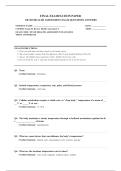 NR 305 HEALTH ASSESSMENT EXAM 2026 90&plus; COMPLETE EXAM QUESTIONS AND ANSWERS 100&percnt; VERIFIED A&plus; GRADE ASSURED&excl;&excl;&excl;&excl;&excl; NEW LATEST UPDATE&excl;&excl;&excl;&excl;&excl;