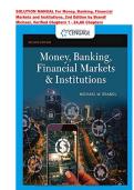 SOLUTION MANUAL For Money&comma; Banking&comma; Financial Markets and Institutions&comma; 2nd Edition by Brandl Michael&comma; ISBN-13 978-1337902724 &comma; Verified Chapters 1 - 24&comma; Complete A&plus; Graded