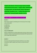 Virginia &lpar;VA&rpar; Master Onsite Sewage System Installer &NewLine;Conventional Actual Exam &ndash; Virginia DEQ &sol; DPOR Board &NewLine;for Waterworks and Wastewater Works Operators &ndash; &NewLine;2026&sol;2027 Academic Year &ndash; Verified Questions and &NewLine;Answers for Licensed Septic Installers and Co