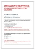Midterm Exam&colon; NR 509&sol; NR509 Midterm Exam Advanced Physical Assessment &lpar;Latest 2026&sol; 2027&rpar; Questions with Verified Answers - Chamberlain