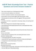 AAB MT Basic Knowledge Exam Test &ndash; Practice Questions and Correct Answers Comprehensive Certification Study Guide