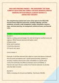 WGU D363 PERSONAL FINANCE &ndash; PRE-ASSESSMENT TEST BANK &NewLine;COMPLETE QUESTIONS AND CORRECT DETAILED ANSWERS &lpar;VERIFIED &NewLine;ANSWERS&rpar; WITH RATIONALES &vert;ALREADY GRADED A&plus;&vert; &NewLine;&vert;BRAND NEW VERSION&excl;&excl;