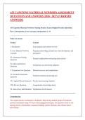 ATI CAPSTONE MATERNAL NEWBORN ASSESSMENT Questions and Answers &lpar;2026 &sol; 2027&rpar; &lpar;Verified Answers&rpar;