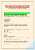 NURS 321 &ndash; COMPLETE EXAM TEST BANK EXAMS &lpar;EXAM 1&comma; EXAM 2&comma; &NewLine;EXAM 3&comma; AND FINAL EXAM&rpar; COMPLETE QUESTIONS AND CORRECT &NewLine;DETAILED ANSWERS &lpar;VERIFIED ANSWERS&rpar; WITH RATIONALES &NewLine;&vert;ALREADY GRADED A&plus;&vert;&vert;BRAND NEW VERSION&excl;&excl; 