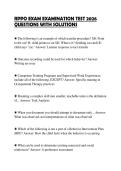 RPPO EXAM EXAMINATION TEST 2026 QUESTIONS WITH SOLUTIONS&period;