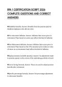 RPA&lowbar;1&lowbar;CERTIFICATION&lowbar;SCRIPT&lowbar;2026&lowbar;COMPLETE&lowbar;QUESTIONS&lowbar;AND&lowbar;CORRECT&lowbar;ANSWERS