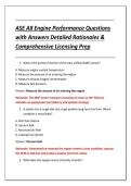 ASE A8 Engine Performance Questions &NewLine;with Answers Detailed Rationales & &NewLine;Comprehensive Licensing Prep 