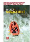 Solution Manual for Project Management&colon; The Managerial&NewLine;Process&comma; 8th Edition By Erik Larson and Clifford Gray&vert; ISBN-13 9781260238860 &vert; Verified Chapters 1 - 16 &vert; All Chapters &comma; Complete Newest Version