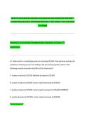  WGU D774 Introduction to Business Accounting OA Exam Actual Exam 2026&sol;2027 &ndash; Complete Study Questions with Detailed Rationales &vert; 100&percnt; Verified &vert; Pass Guaranteed &ndash; A&plus; Graded