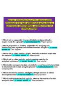 WGU D491 Introduction to Analytics OA Exam latest version and study guide 2025 2026 updated