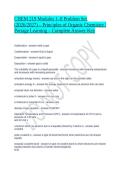 Testbank CHEM 219 Modules 1&ndash;8 Problem Set &lpar;2026&sol;2027&rpar; &ndash; Principles of Organic Chemistry &vert; Portage Learning &ndash; Complete Answer Key&NewLine;&NewLine;