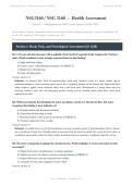 NSG 3160 EXAM 3 ACTUAL 2026&sol;2027 &vert; Health Assessment &vert; Galen Q&A with 100&percnt; Correct Answers &vert; Pass Guaranteed - A&plus; Graded&NewLine;&NewLine;