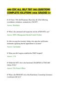 4A0&lowbar;CDC&lowbar;ALL&lowbar;SELF&lowbar;TEST&lowbar;1302&lowbar;QUESTIONS&lowbar;COMPLETE&lowbar;SOLUTIONS&lowbar;2026&lowbar;GRADED