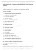 AANP FNP CERTIFICATION EXAM PRACTICE &vert; STUDY GUIDE &vert; TESTBANK &vert;&NewLine;PRACTICE QUESTIONS & ANSWERS &vert; EXAM PREPARATION &vert; ADVANCED REVIEW&NewLine;2026&sol;2027