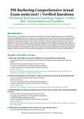 PSI Barbering Comprehensive Actual Exam &ndash; PSI National Barbering and Cosmetology Program &ndash; 2026&sol;2027 Academic Year &ndash; Verified Questions and Answers for Licensed Barbers and Candidates