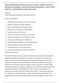 AMCA PHLEBOTOMY EXAM PRACTICE &vert; STUDY GUIDE &vert; TESTBANK &vert; PRACTICE&NewLine;QUESTIONS & ANSWERS &vert; CERTIFICATION EXAM PREPARATION &vert; LATEST UPDATE&NewLine;2026&sol;2027 &vert; COMPREHENSIVE ADVANCED REVIEW